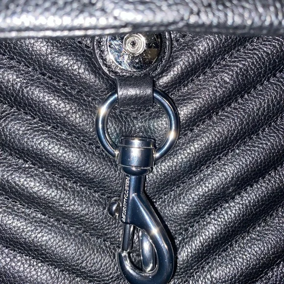 Rebecca Minkoff black leather quilted bag - Picture 6 of 15